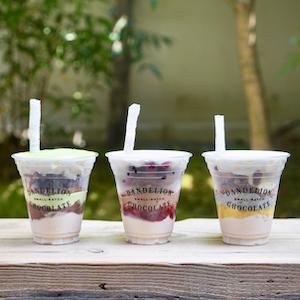 カカオニブが主役の「パフェ」