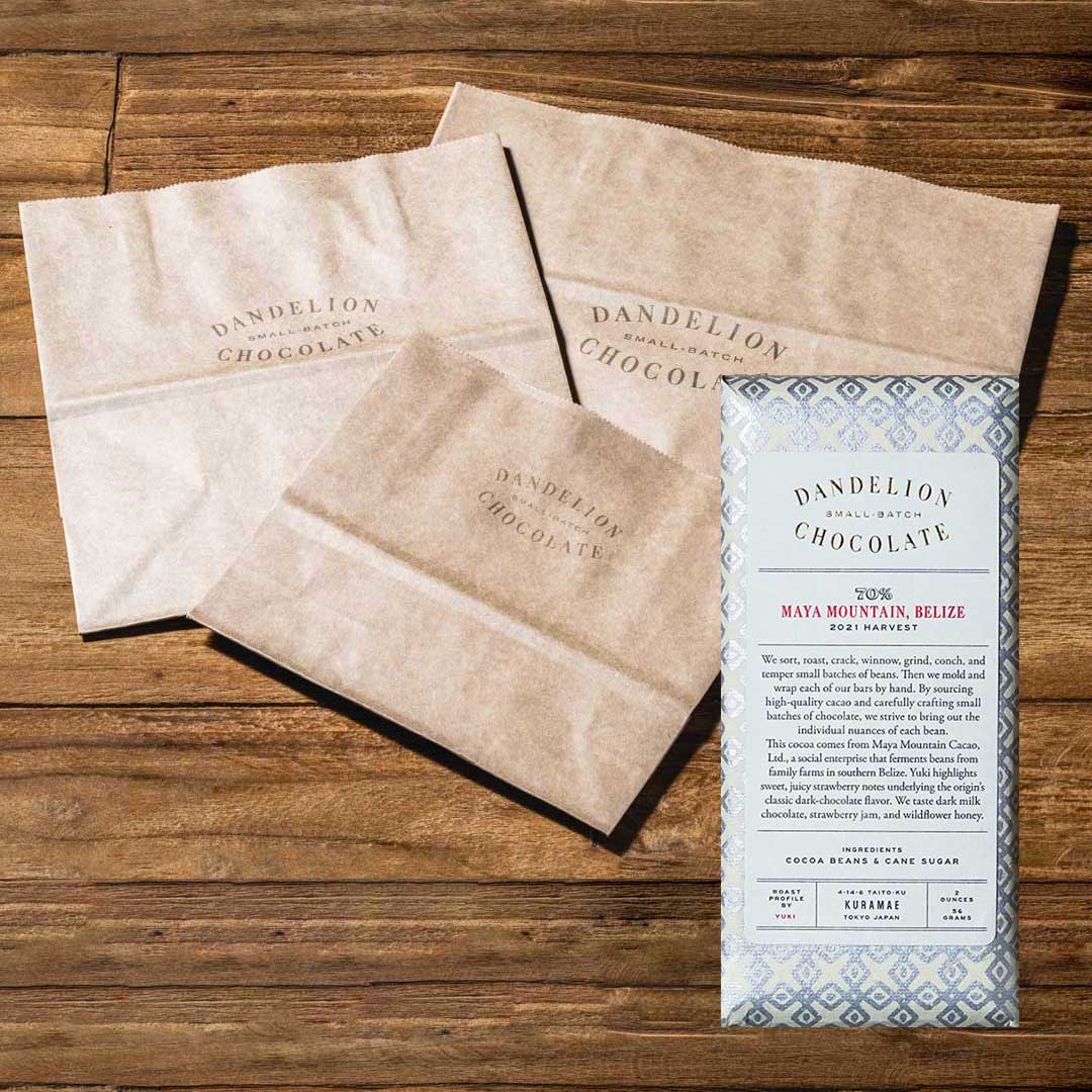 チョコレートバー専用紙袋 – Dandelion Chocolate 公式サイト
