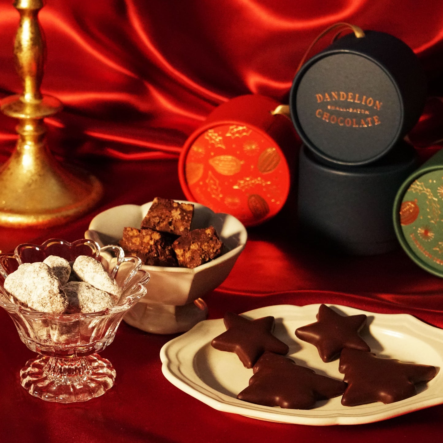 クリスマスオーナメント(RED)トフィークランブルチョコレート