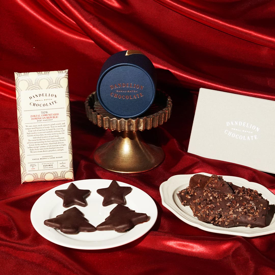 【オンラインストア限定】クリスマスオーナメント ジンジャークッキーチョコレート(NVY)&ニブトフィーチョコレート&チョコレートバー