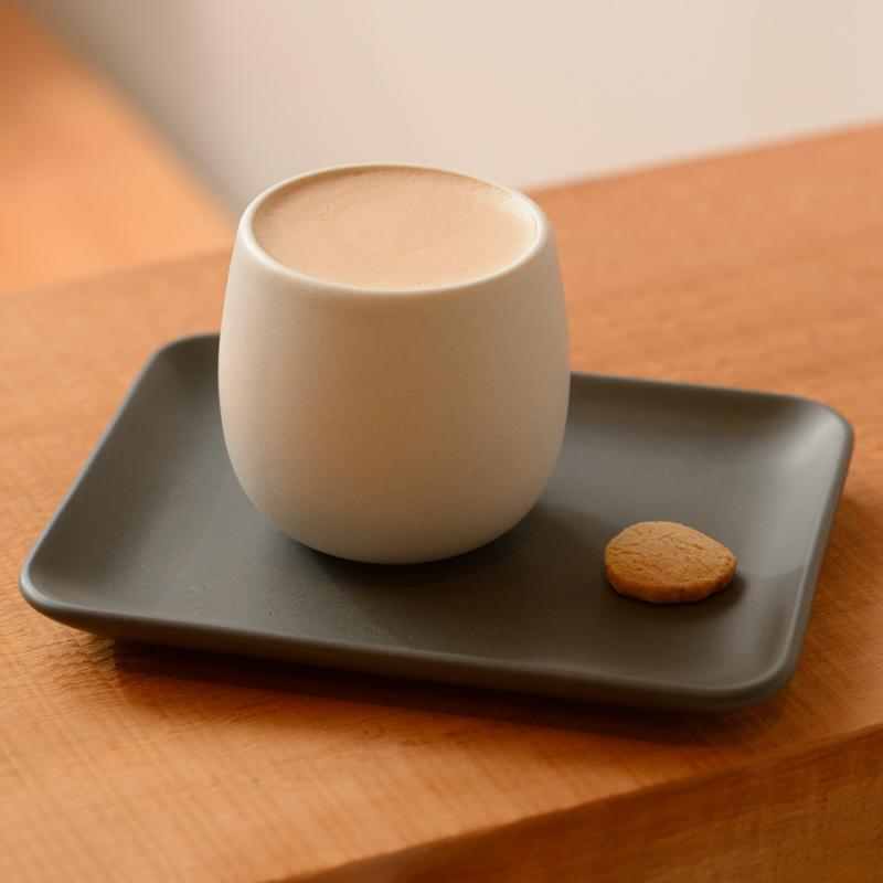 Sueki×Dandelion 190 Square Plate, Dark Grey