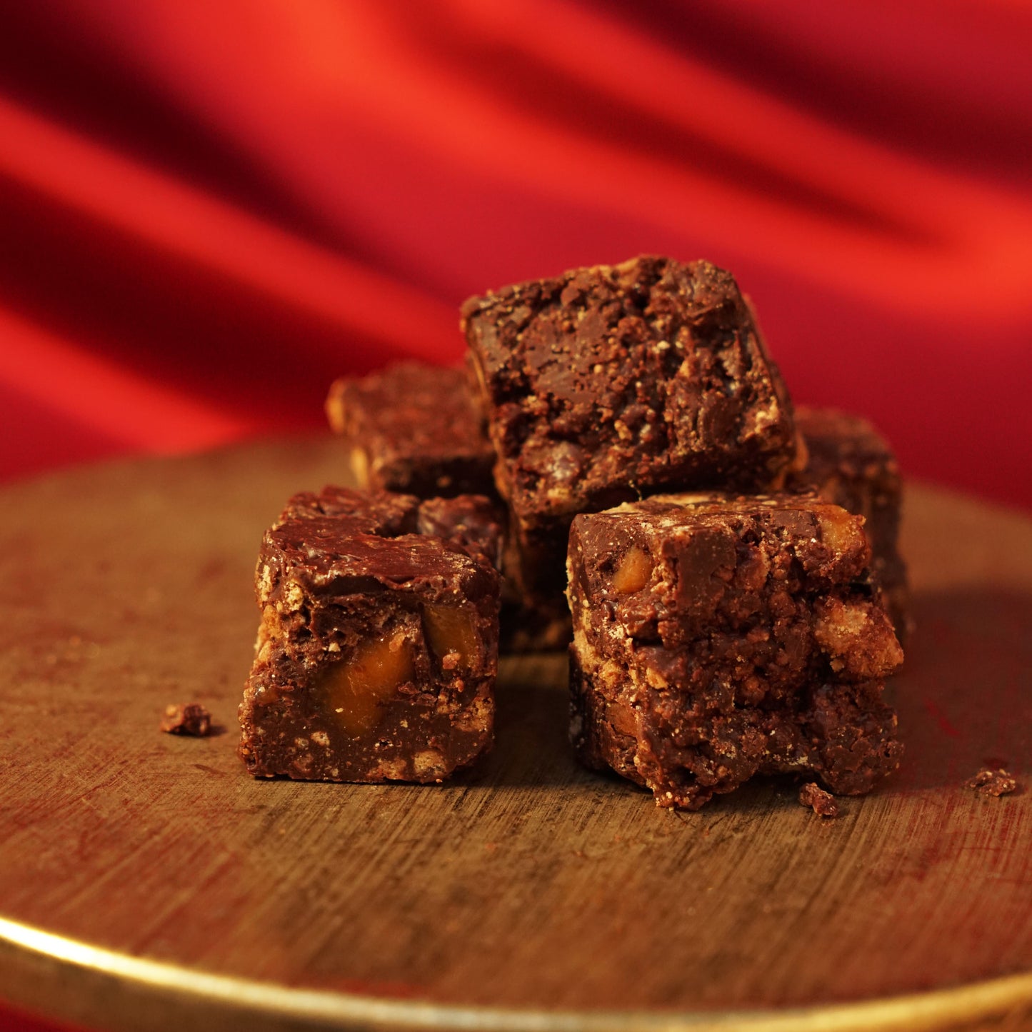 クリスマスオーナメント(RED)トフィークランブルチョコレート