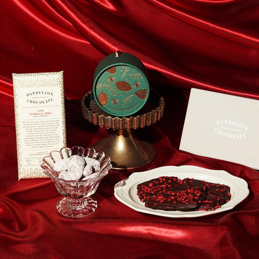 【オンラインストア限定】クリスマスオーナメント ピーカンナッツチョコレート（GRN）＆ラズベリートフィーチョコレート＆チョコレートバー