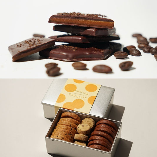 【オンラインストア限定】コーヒートフィーチョコレート120g ＆クッキーアソートメント メープル