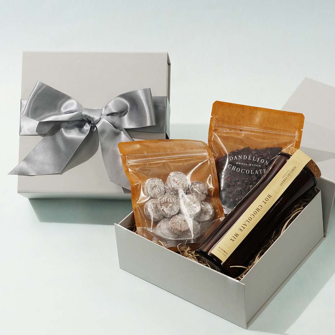【夏季限定】ココア・サブレ シトロン＆ニブトフィーチョコレート60g＆ホットチョコレートミックス ギフトボックス